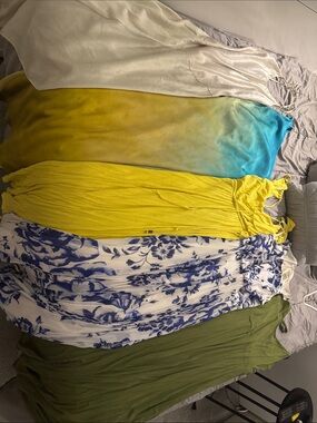 5 like new long dresses good brands